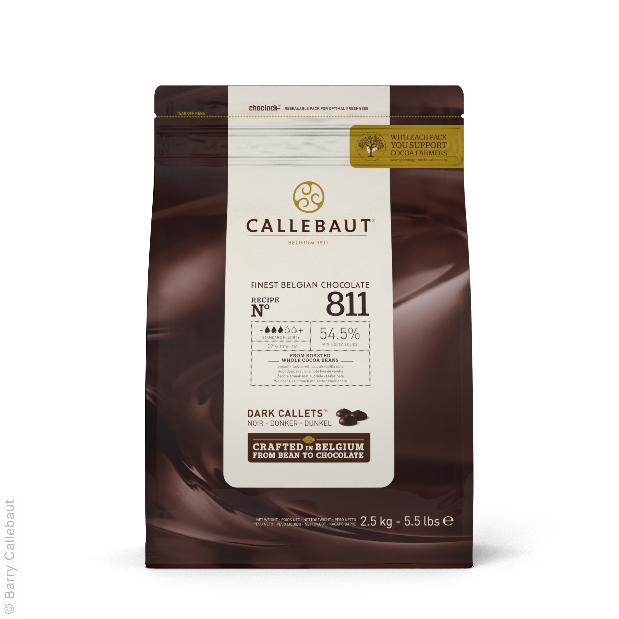 От 2077,5 ₽ за 2,5 кг пакет Callebaut 811